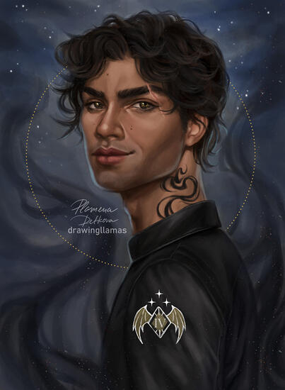 Painted portrait Painted portrait
