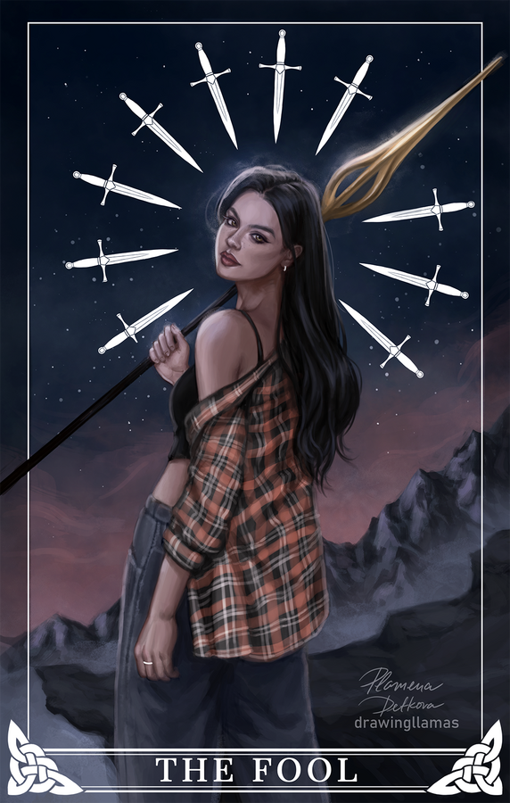 Tarot card illustration Tarot card illustration